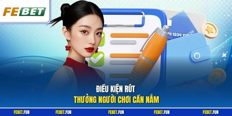 Điều kiện rút thưởng người chơi cần nắm